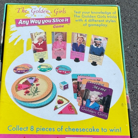 The Golden Girls Any Way You Slice It GAME Retro Trivia CARD BOARD Betty white - Picture 8 of 9